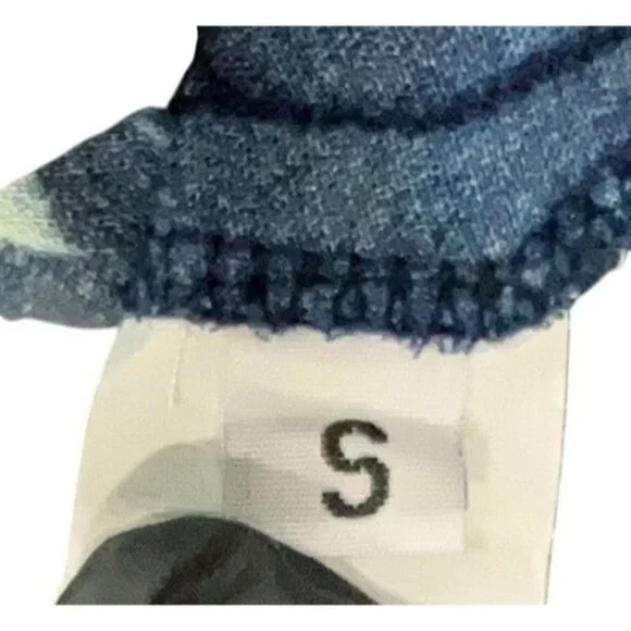 Jen's Pirate Booty Blue Paisley Print Boho High Low Maxi Dress Coastal Cowgirl S